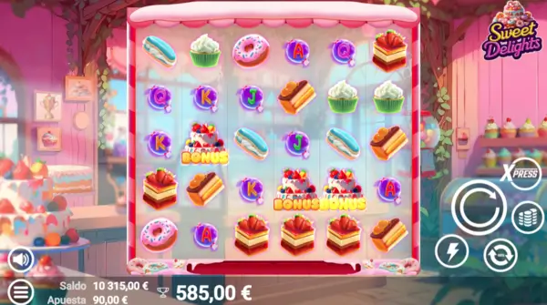 Máquina tragamonedas Sweet Delights
